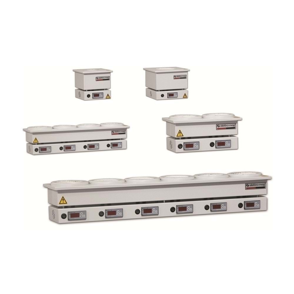 6x250ml Balon Isıtıcı Cihazı Elektro-mag MX 625