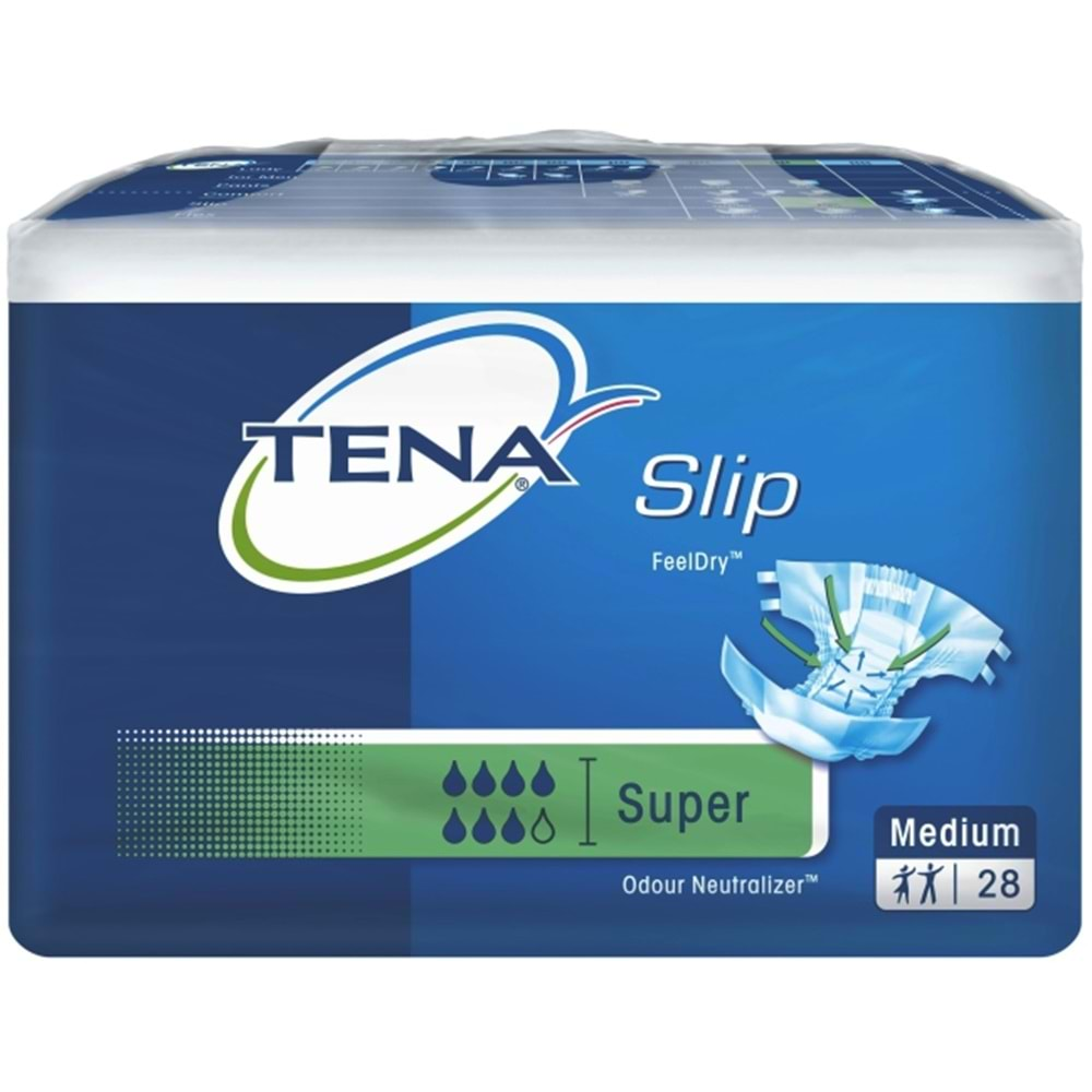 Bağlamalı Hasta Bezi Tena Slip Super Medium 28li