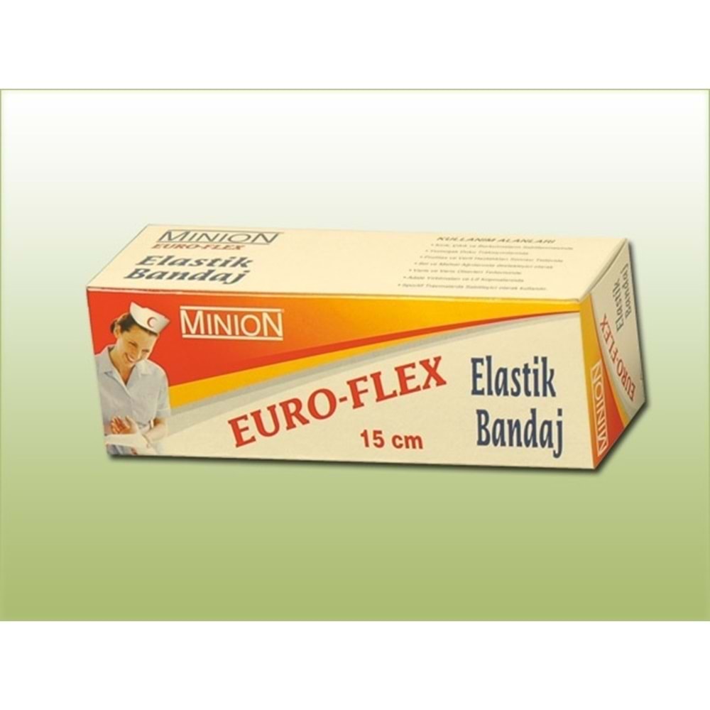 15cmx1.5m Elastik Bandaj Minion Euro-Flex MN721
