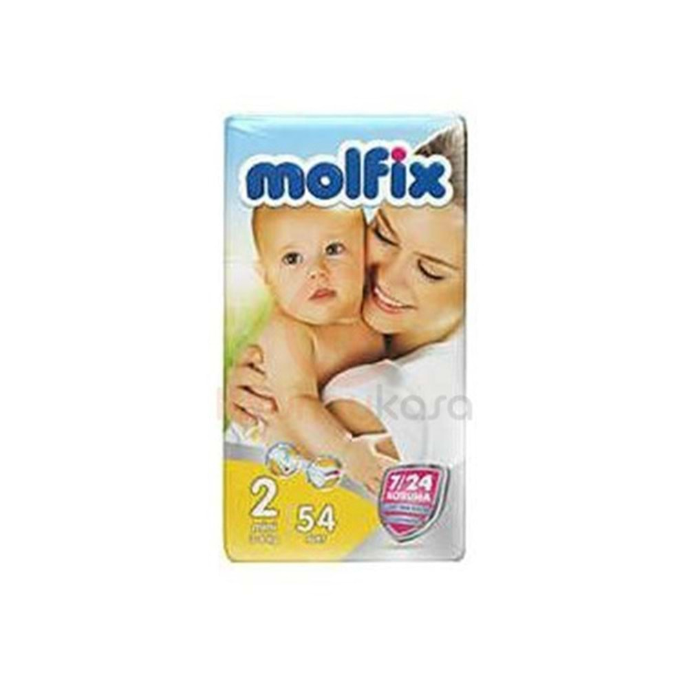 Bebek Bezi Molfix İkiz Mini No: 2 54lü