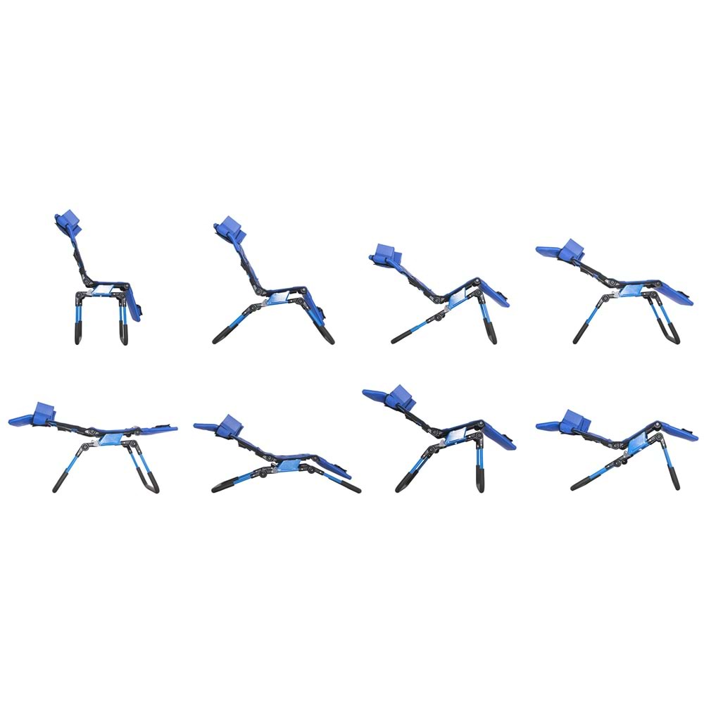 Hasta Yıkama Sandalyesi Akces Med Akvosego Mavi