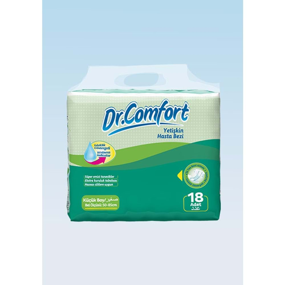 Bağlamalı Hasta Bezi Dr.Comfort Eko Small 18li