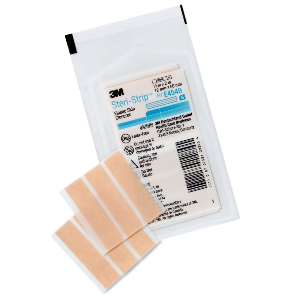 Yara Dikiş Bandı 3M Steri-Strip E4549 Beyaz 12x50mm