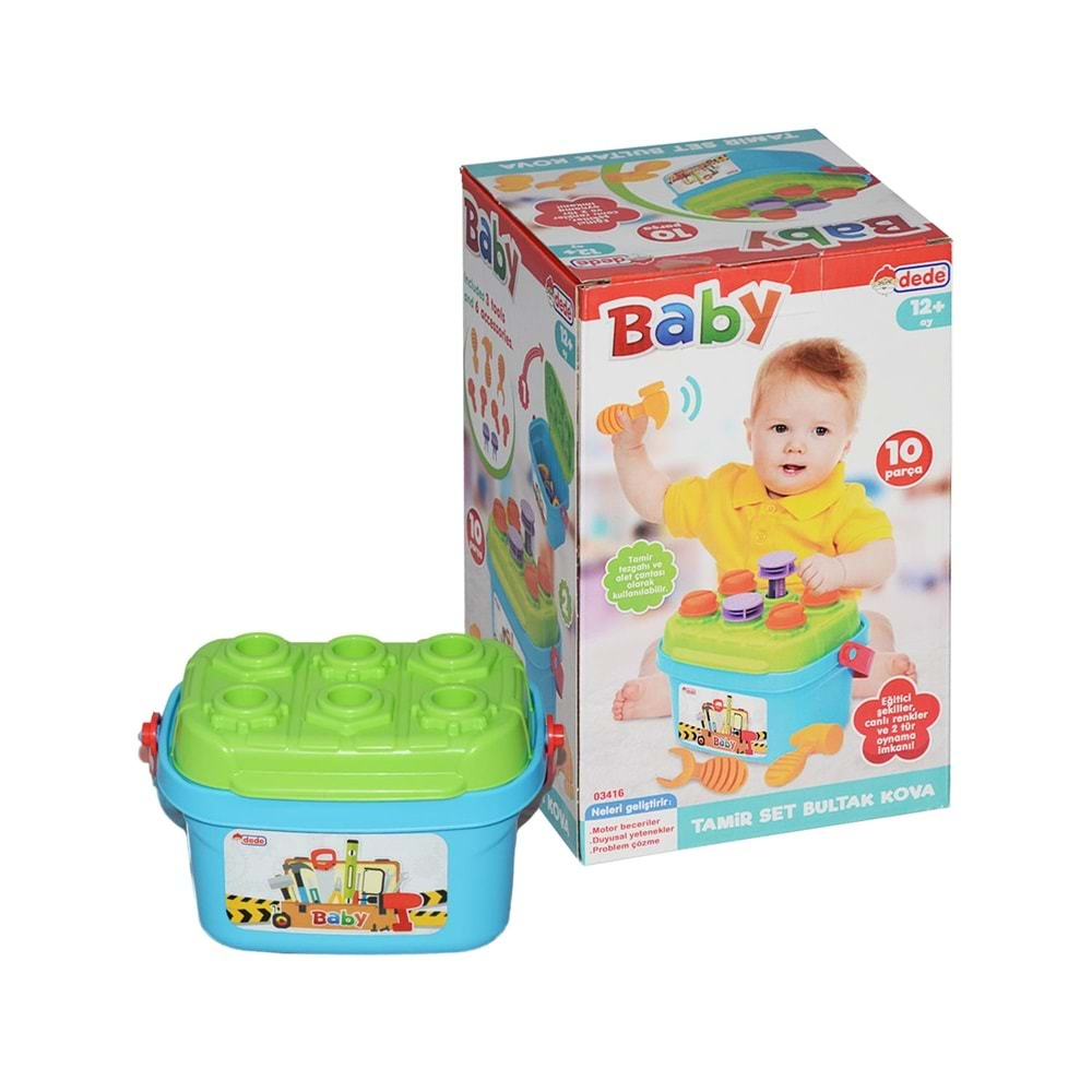 Eğitici Tamir Set Bultak Kova Dede Baby 03416