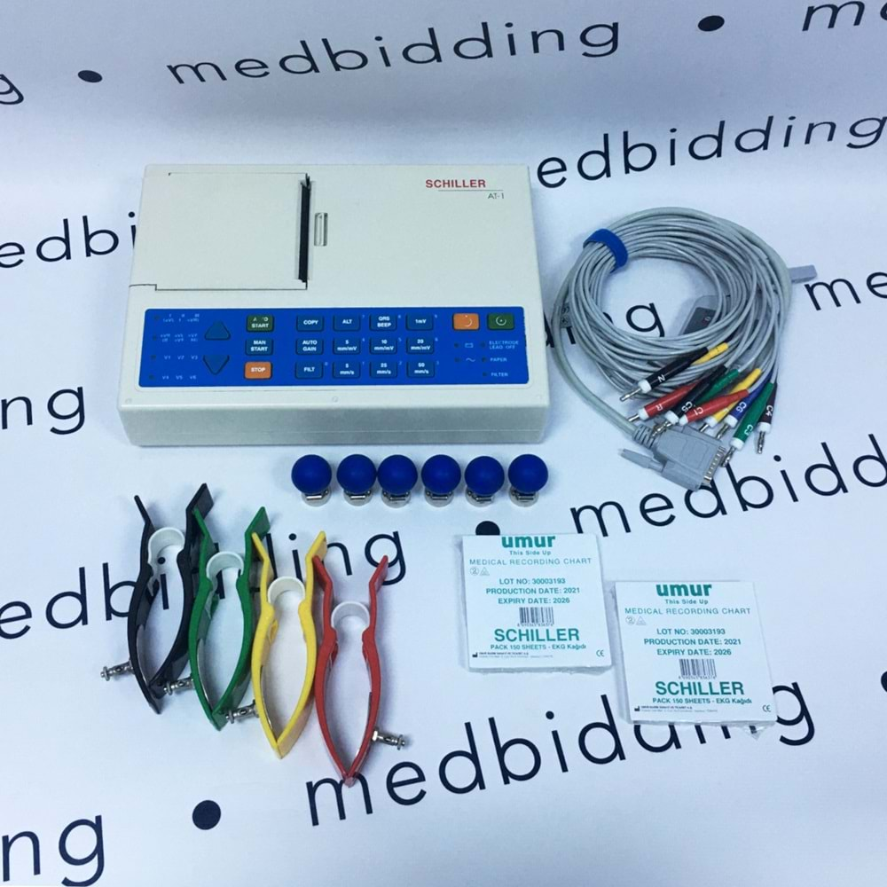 İkinci El 3 Kanallı EKG Cihazı Schiller Cardiovit AT-1