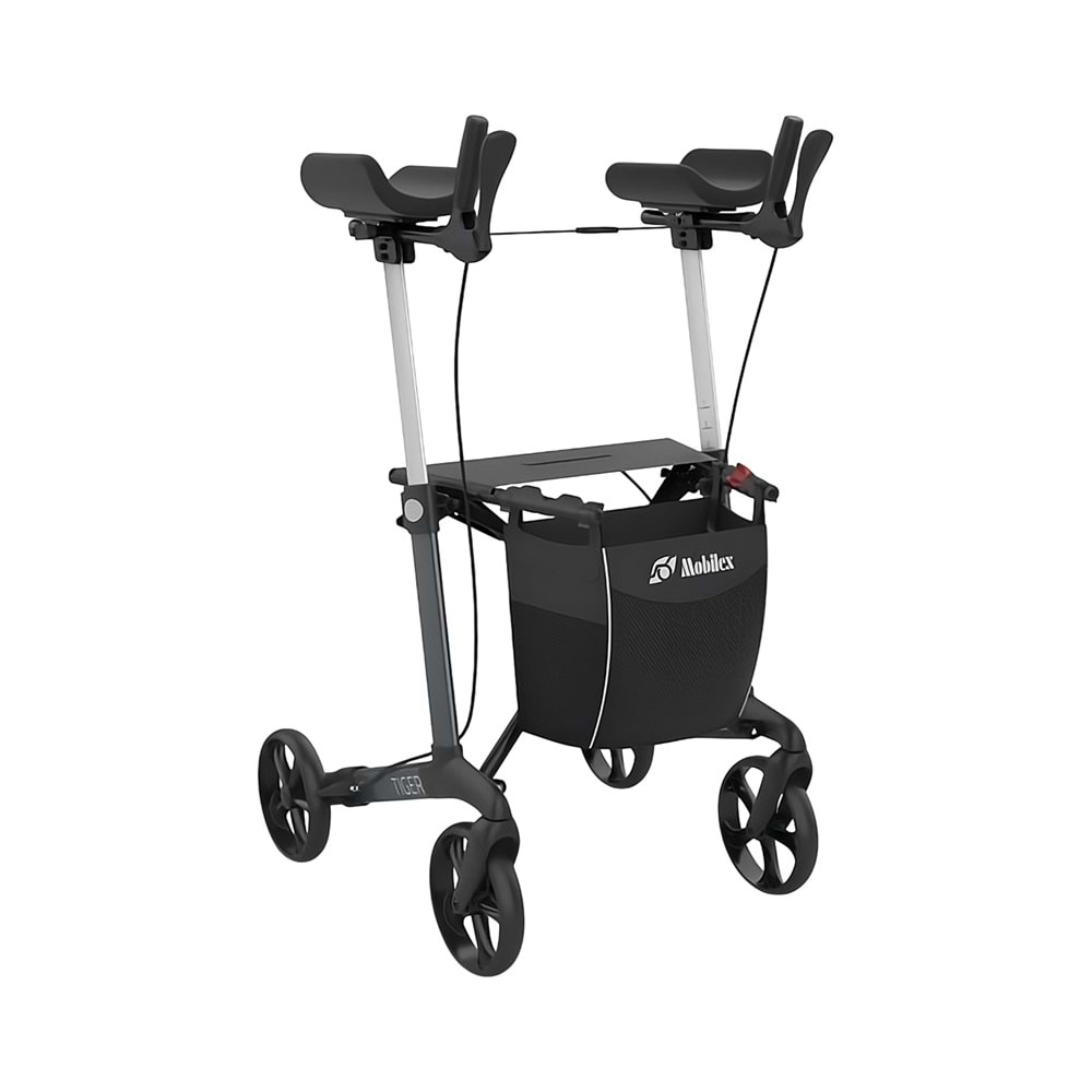 İkinci El Yetişkin Tekerlekli Rollatör Walker (Yürüteç) Mobilex Tiger 312201 Frenli