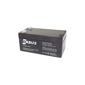 12Volt 3AH Batarya Orbus ORB 12-3K