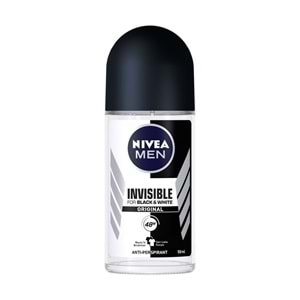 Roll-On Deodorant Nivea Men Black-White Invisible Power Erkek 50ml