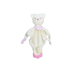 Diş Kaşıyıcılı Uyku Arkadaşı Babyjem ART-603 Pembe