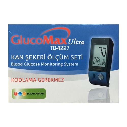 Kan Şekeri (Glikoz) Ölçer GlucoMax Ultra TD-4227