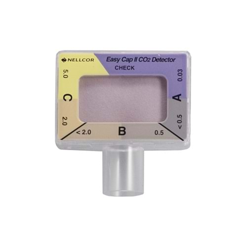 Yetişkin Kolorimetrik CO2 Dedektörü Nellcor EASYCAP II