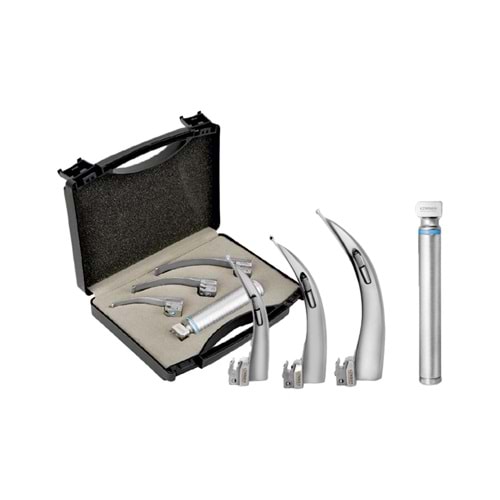 3 Blade Laringoskop Seti VZN MLS-03