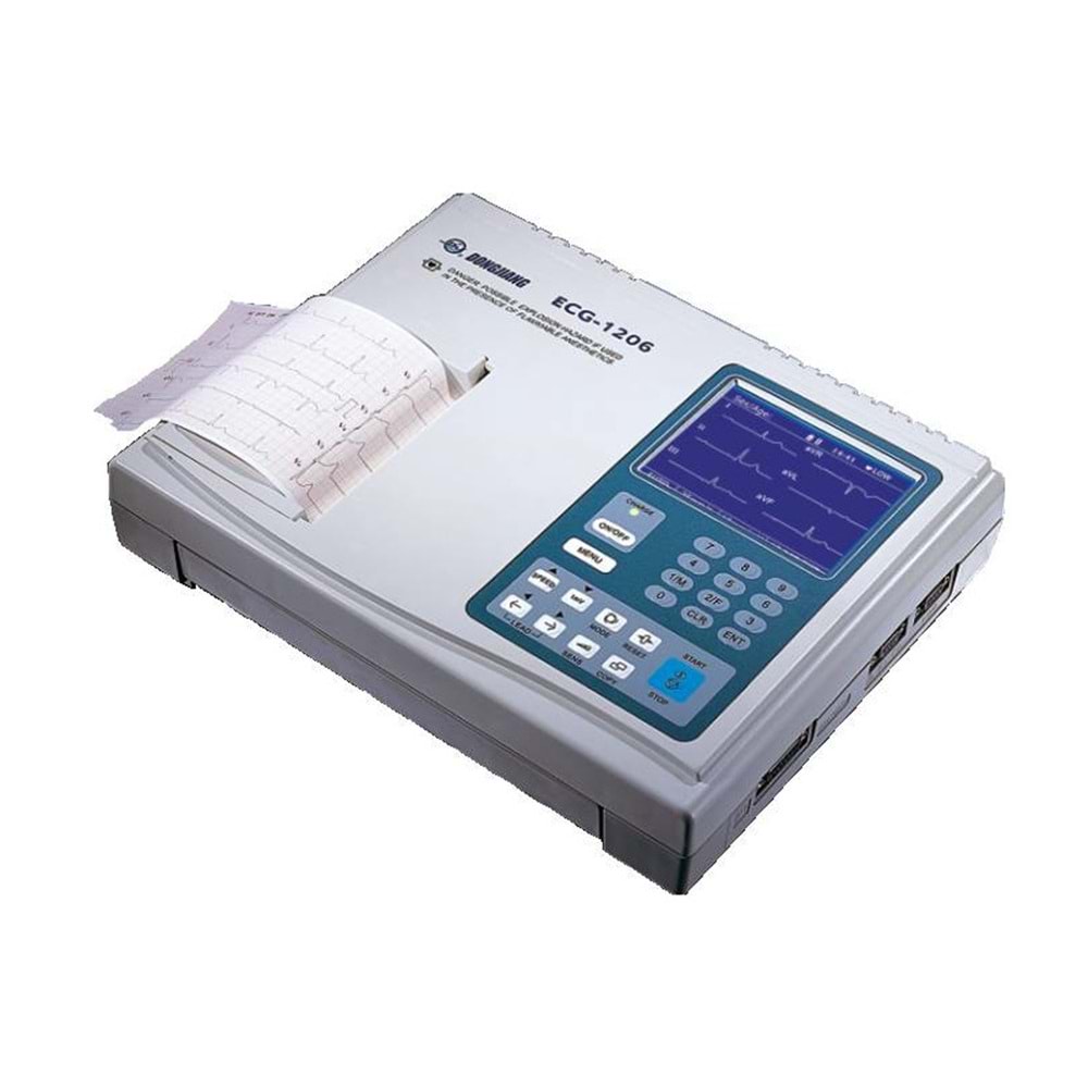 İkinci El 6 Kanallı EKG Cihazı Dong Jiang ECG-1206