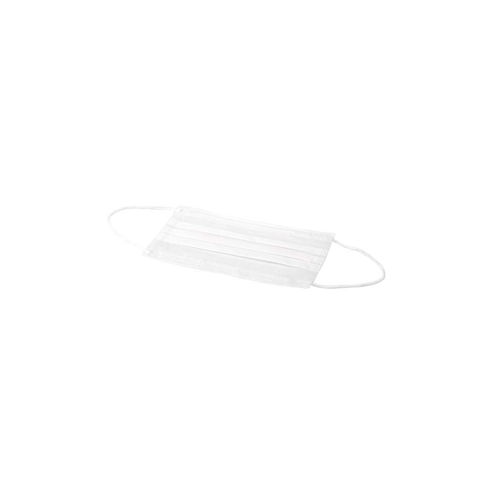 Yetişkin Cerrahi Maske Plasmed MASK-NW Beyaz 2 Katlı 50li
