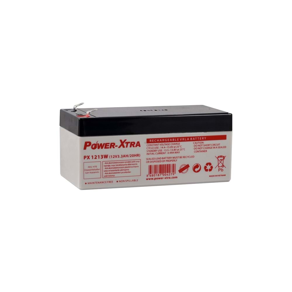 12.0Volt 3.3AH 20HR Batarya Power-Xtra PX1231W