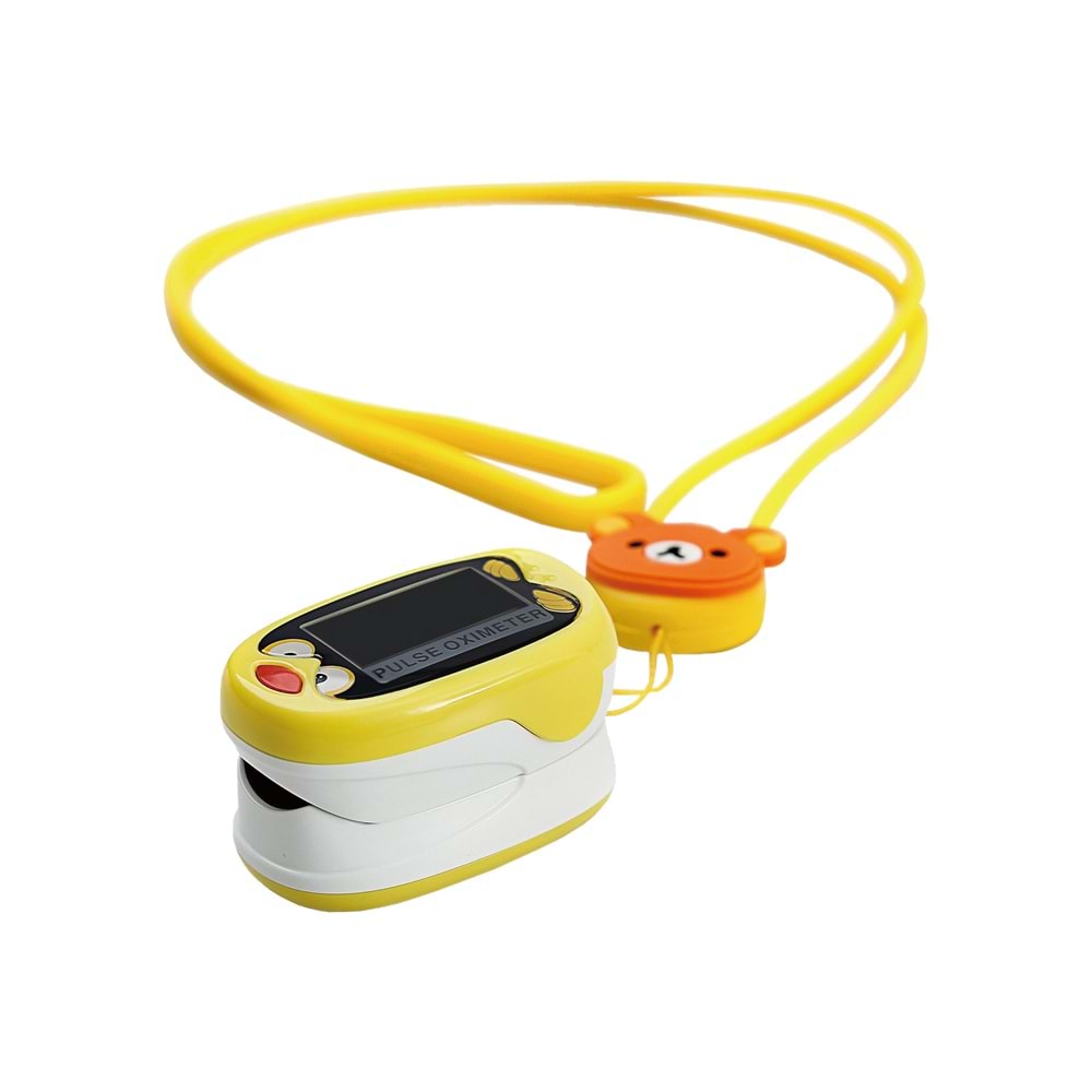 Parmak Tipi Pulse Oksimetre G-Life K1 Sarı