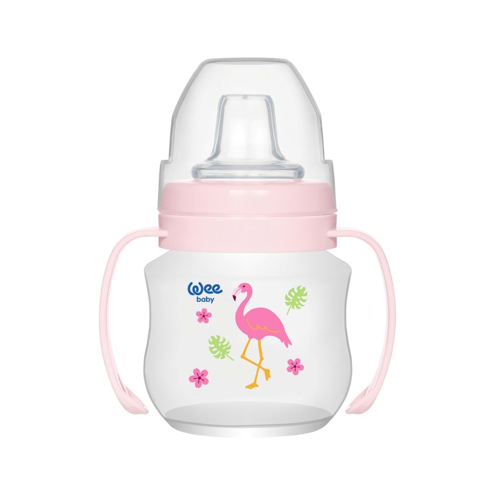Akıtmaz PP Alıştırma Bardağı Wee Baby 753 Pembe 125ml